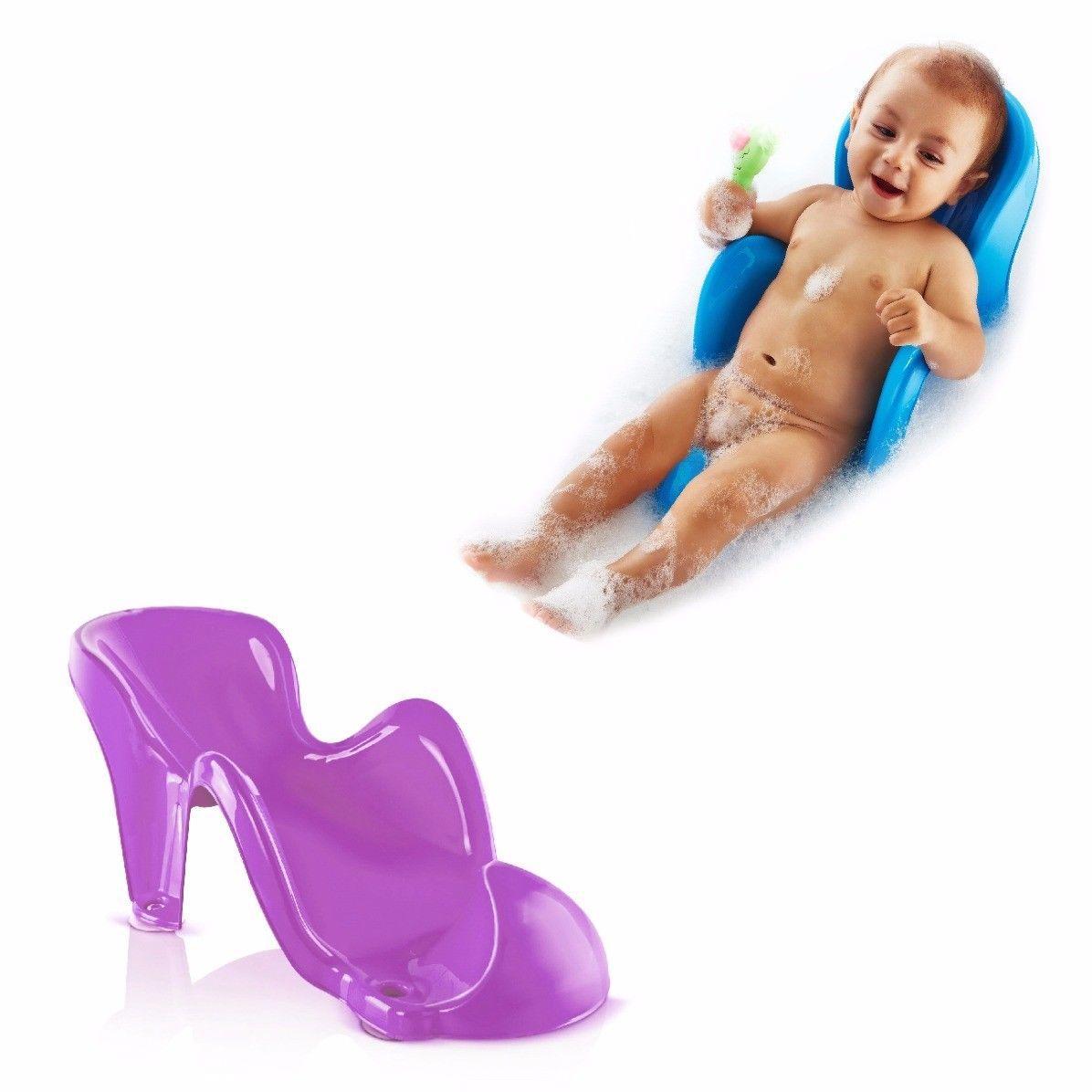 Plastic Baby Bath Seat 0 6 Months 8kg 17.6lb Assorted Colours D11104 Parcel Rate