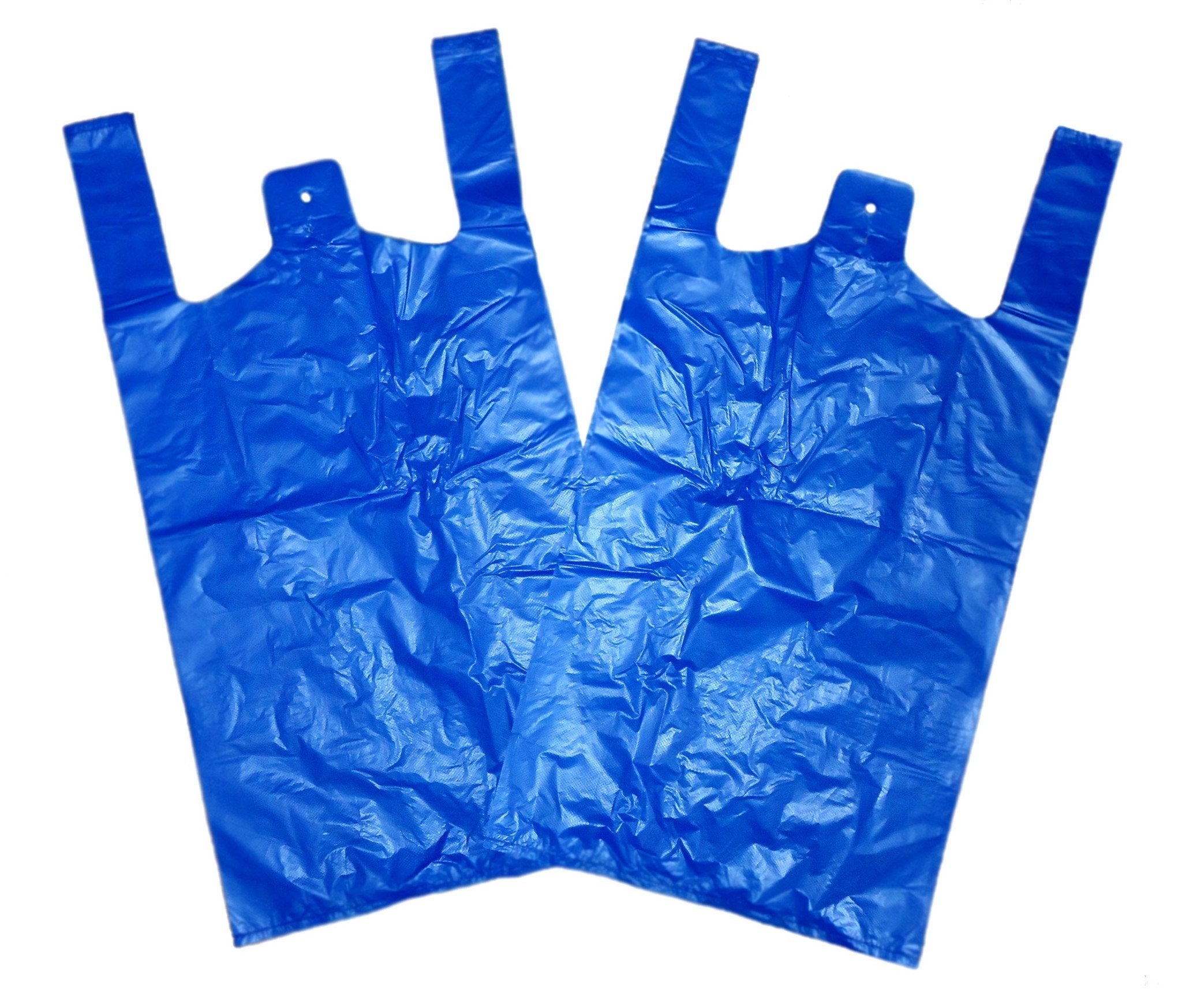 1000 Pack Disposable Plastic Bags Large Blue BR2 A Parcel Rate C3 M8W Manchester Wholesale