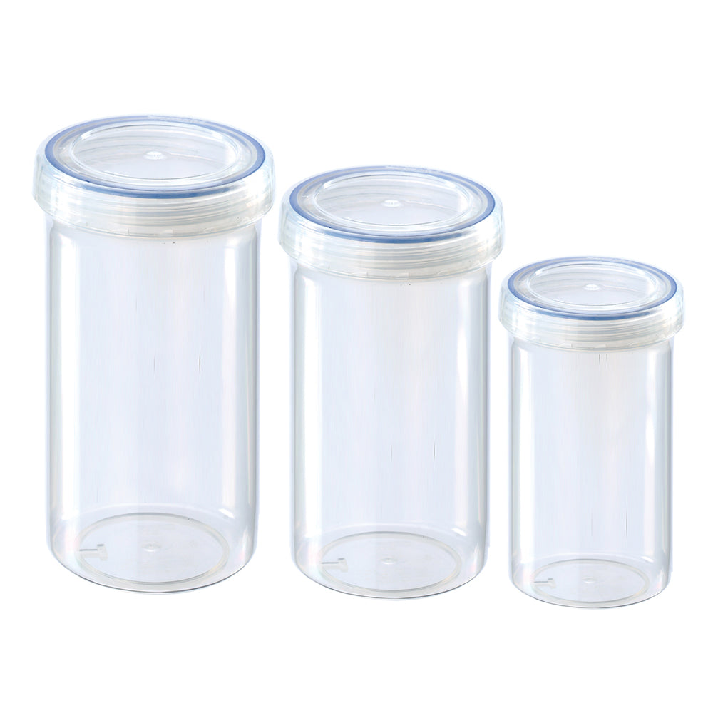 Kolorr Round Plastic Food Storage Container Set of 3 11744 (Parcel Rate)