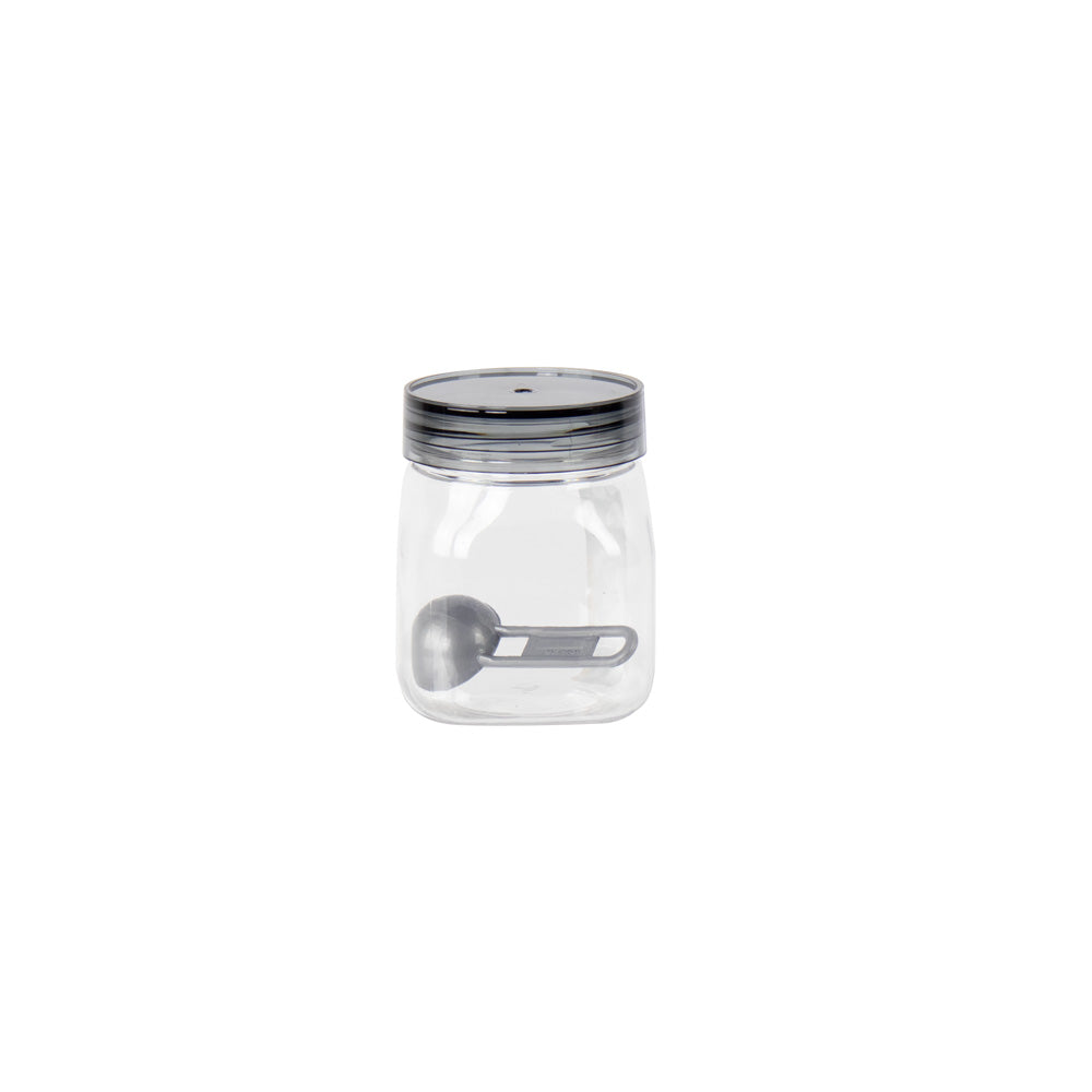 Kolorr Cuba PET Plastic Food Storage Jar 300ml 11836 (Parcel Rate)