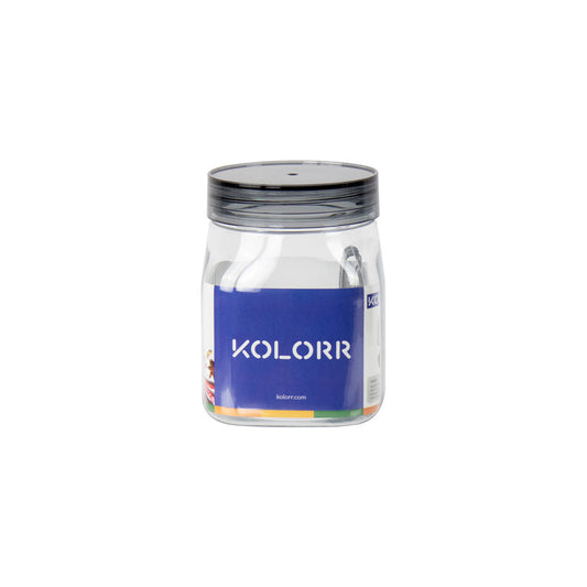 Kolorr Cuba PET Plastic Food Storage Jar 800ml 11838 (Parcel Rate)