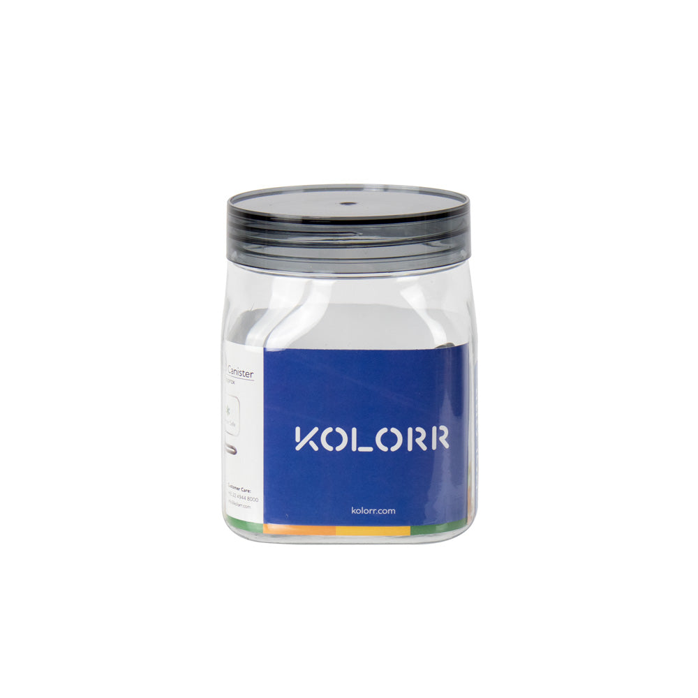 Kolorr Cuba PET Plastic Food Storage Jar 1200ml 11839 (Parcel Rate)