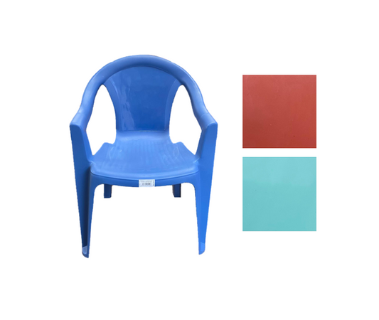 Plastic Monoblock Children's Arm Chair Eco 54 x 38 x 26.5cm Assorted Colours 1408 (Big Parcel Rate)