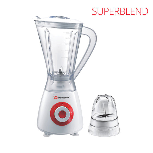 SQ Professional Blitz Blender and Grinder 600W Red 4157 (Parcel Rate)