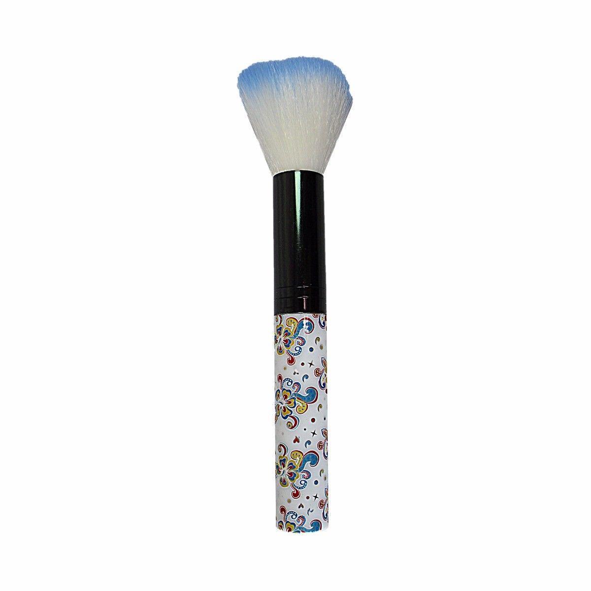 Make Up Powder Brush with Printed Floral Handle 15.5 cm Assorted Designs 2238 (Parcel Rate)