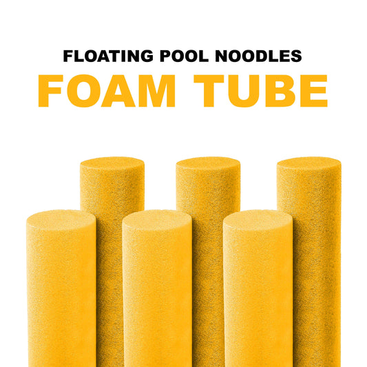 Swimming Pool Foam Noodle Tube 152cm Yellow 5001 (Big Parcel Rate)