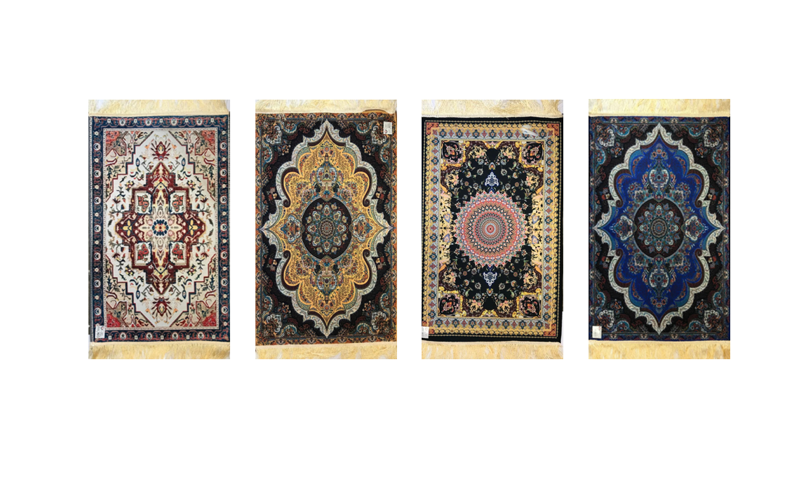 Prayer Mat Rug with Fringe 50 x 80 cm Assorted Colours and Designs 7537 (Parcel Rate)