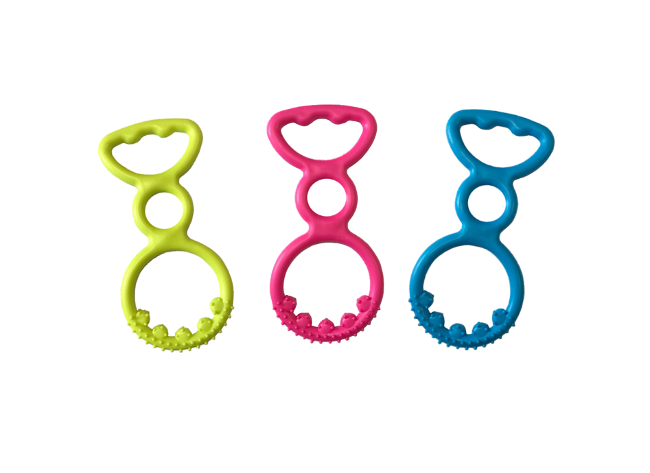 Pet Dog Toy Ring 18 cm Assorted Colours 7760 (Parcel Rate)