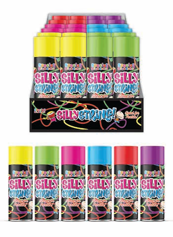 So Party Silly String 200ml Assorted Colours 8002 A (Parcel Rate)