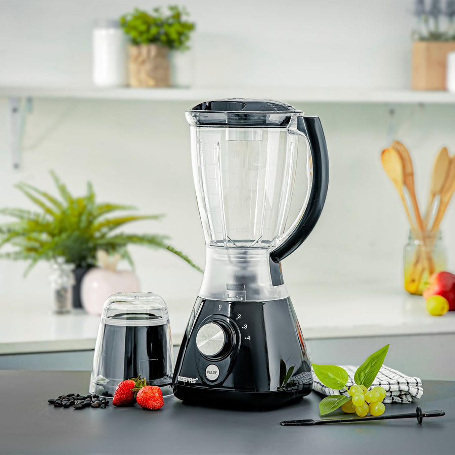 2-In-1 Portable Food Jug Blender and Grinder 1.5L Black GSB44092BK (Big Parcel Rate)