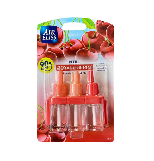 Air Bliss Air Freshener Scented Oil Plug In Refill 20ml Royal Cherry ARC (Parcel Rate)