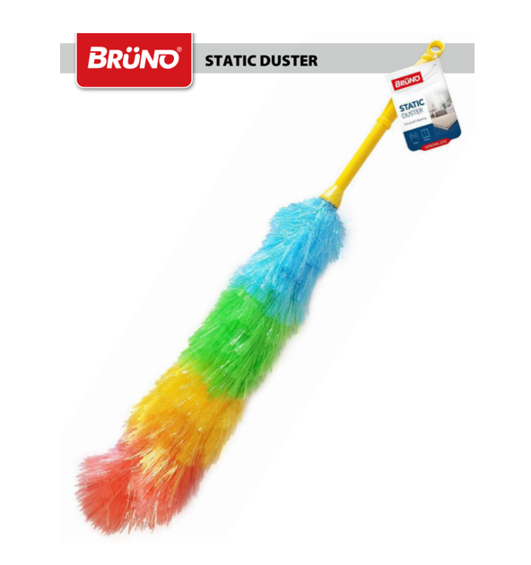 Plastic Static Rainbow Feather Duster Stick 56cm CD3 (Parcel Rate)