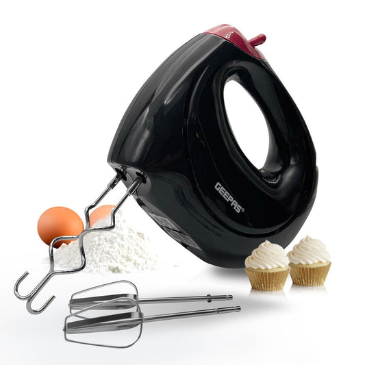 Baking Hand Mixer 7 Speed 150W Black GHM43012BK (Parcel Rate)