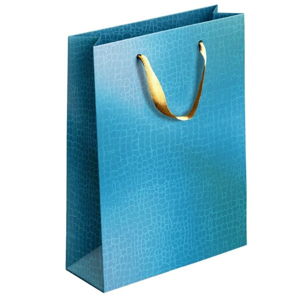 Embossed Metallic Paper Gift Bag Extra Large Assorted Colours P1902 (Parcel Rate)