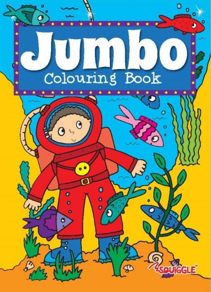 Jumbo Colouring Book Assorted Designs P2153 (Parcel Rate)