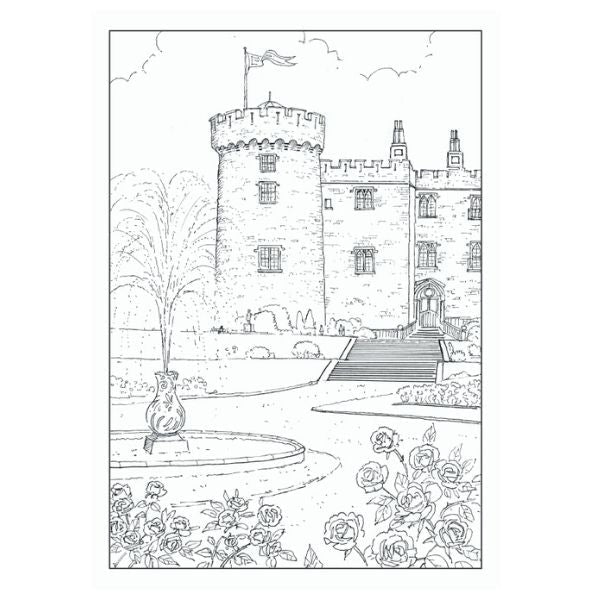 World of Art Adult Colouring Book Country Scenes, Castles & Cottages Assorted Designs  P2581 (Large Letter Rate)