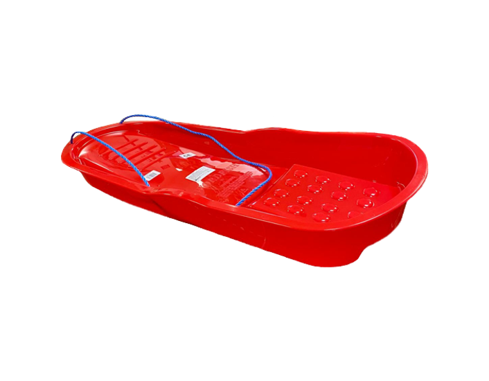 Children's Plastic Snow Sleigh Sledge with Rope 85 x 40 cm Red S3R (Big Parcel Rate)