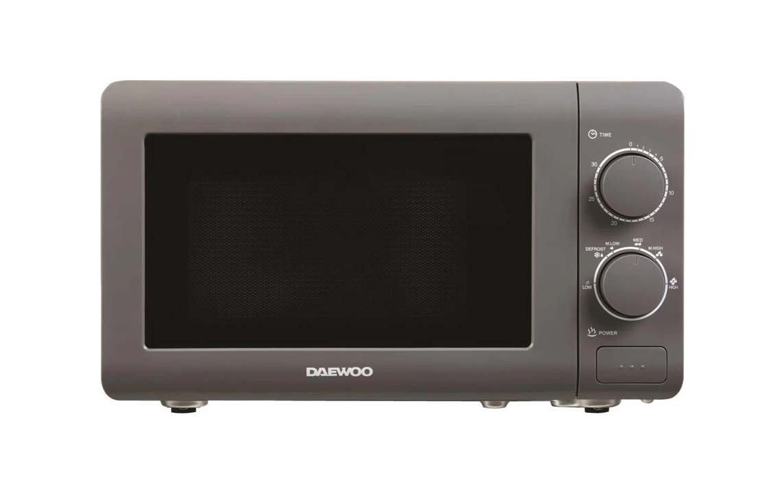 Daewoo Manual Microwave 20L Capacity 800W Grey SDA1961 (Big Parcel Rate)