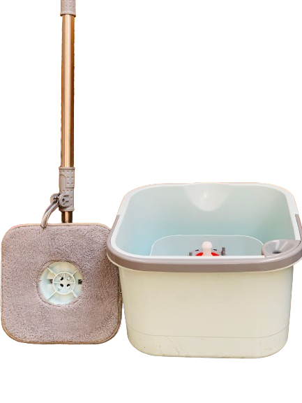 Dual Tank Clean Water Square Spinning Mop Bucket Set 30 x 29.2 x 28 cm ZP275 (Big Parcel Rate)