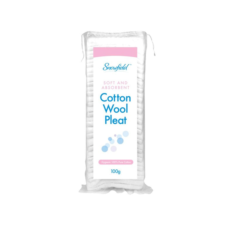 Pleated Cotton Wool Pads 100g 321399 (Parcel Rate)