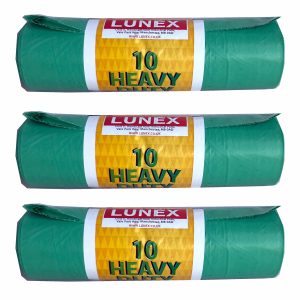 Garden Heavy Duty Garden Sacks Bin Bags Roll of 10 LL5752 (Parcel Rate)