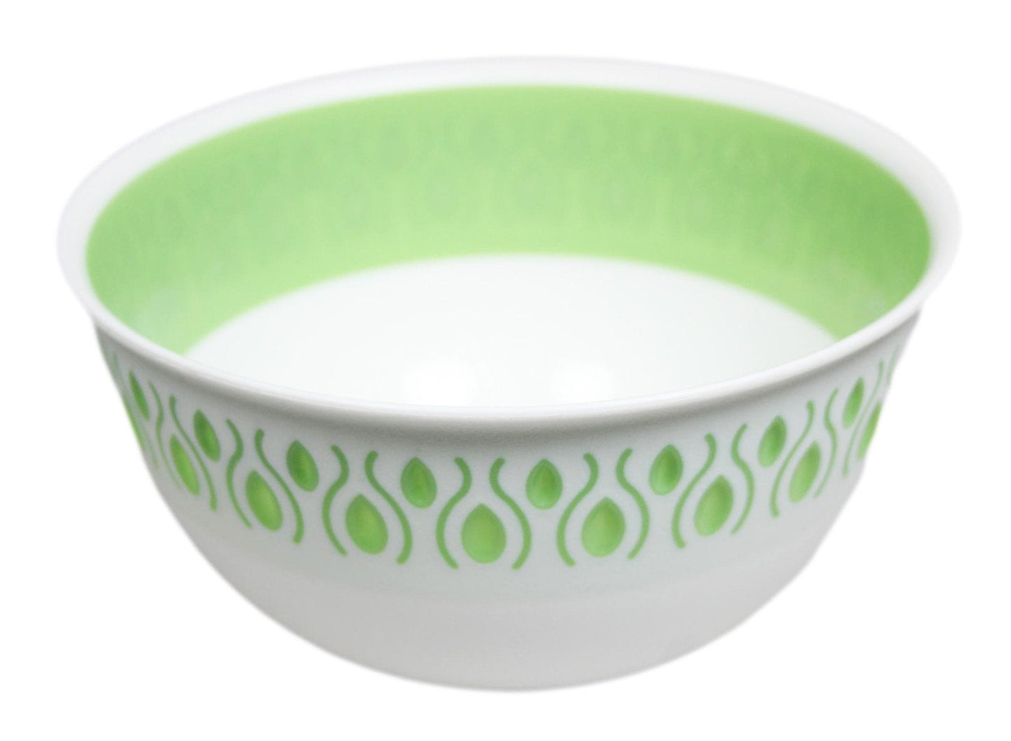 Kitchen Food Bowl with Pattern Design Plastic 16cm x 18cm Assorted Colours BNM0230 (Parcel Rate)