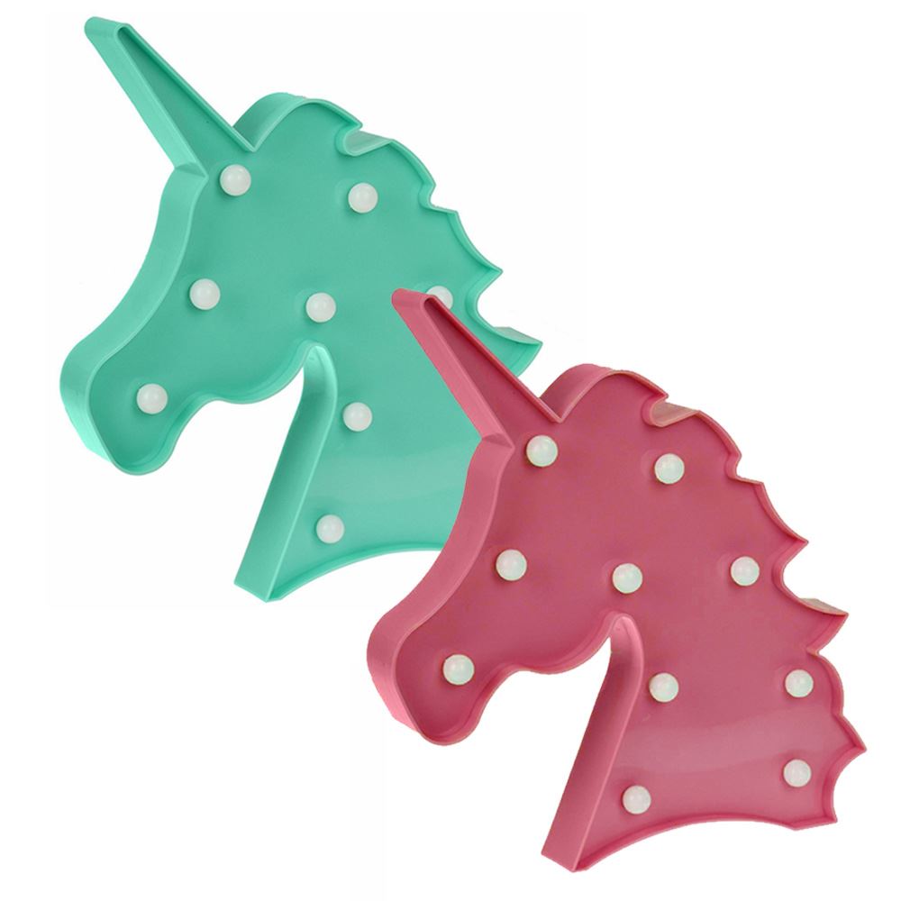 Light Up LED Unicorn Battery Operated Assorted Colours 0401A (Parcel Rate)