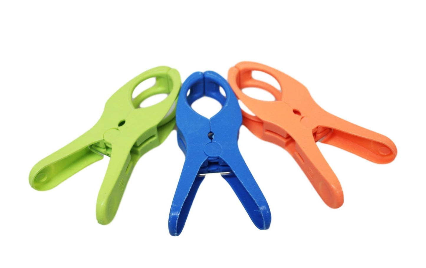 Pack of 6 Colourful Big Clips Pegs For Beach Chairs Clothes 12 cm 03618 (Parcel Rate)