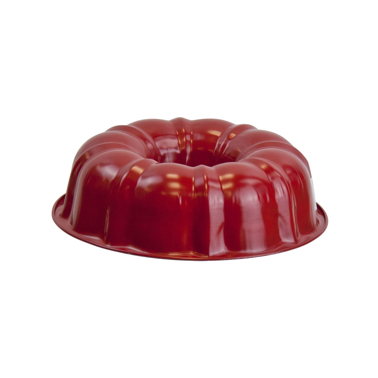 Round Ring Bundt Cake Baking Tin Mould 24 cm Red 1290 (Parcel Rate)