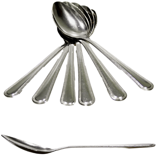 Metal Kitchen Table Spoons Pack of 12 17 cm 7022 (Parcel Rate)