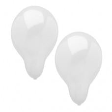 Papstar White Birthday Party Balloons 10 Piece Party Pack 25cm 18987 (Large Letter Rate)