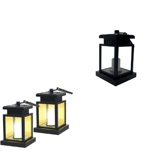 Solar Umbrella Lantern with Peg Clip Garden Decoration Light Candle Design 6700 (Parcel Rate)