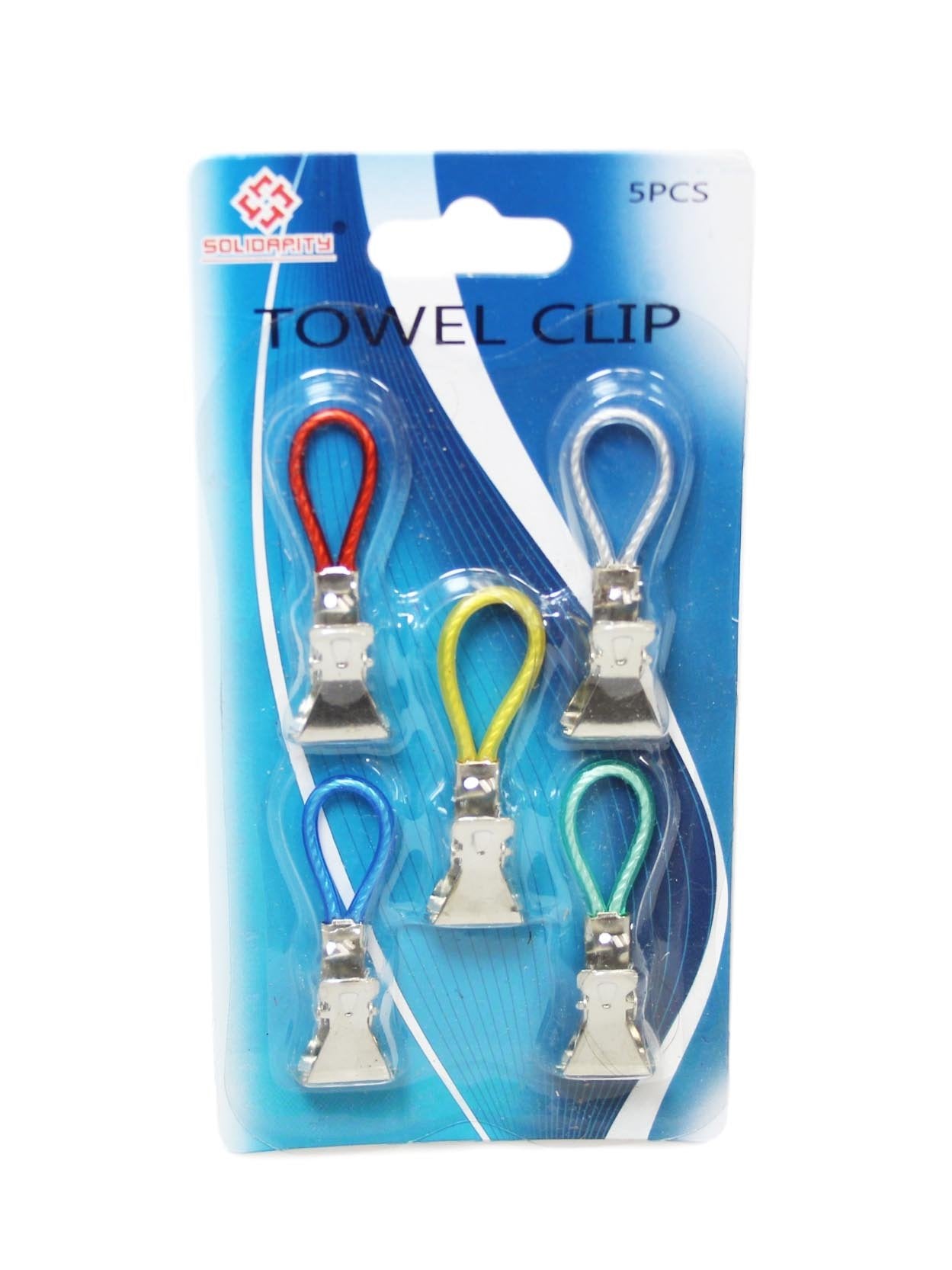 5 Piece Clips Towel Cloth Hanging Clips Metal Assorted Colour 2cm Clip 2821 (Large Letter Rate)