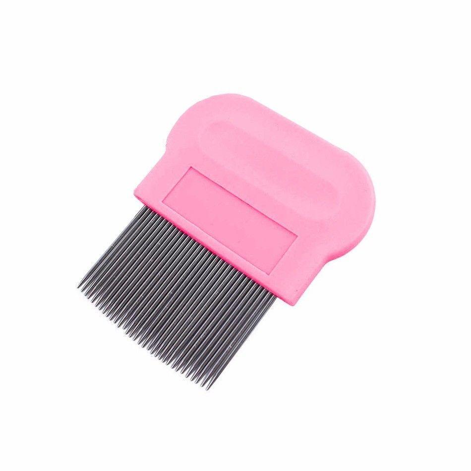 Pet Dog Cat Grooming Metal Flea Comb Assorted Colours 0064 (Large Letter Rate)