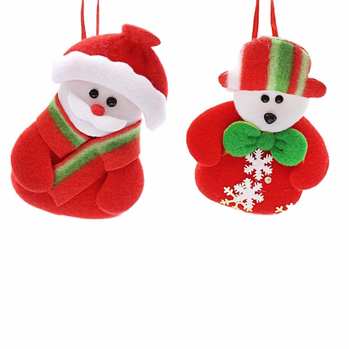 Christmas Tree Felt Decoration 13 cm Assorted Designs 1452 (Large Letter Rate)