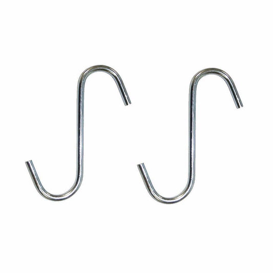 Value Pack 'S' Hooks 100mm Zinc Plated Pack of 2 Kitchen 0976 (Large Letter Rate)