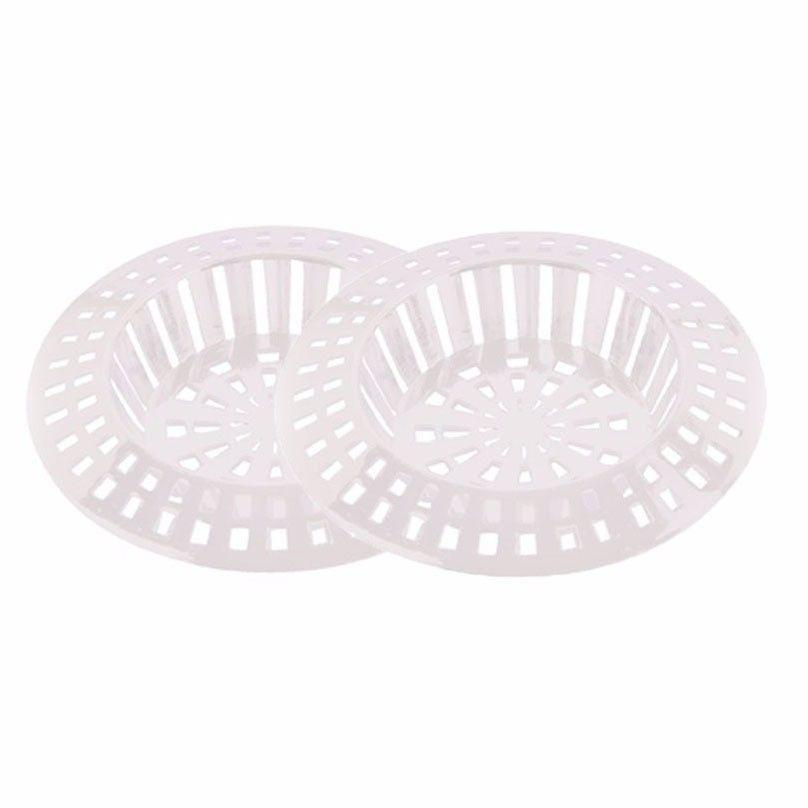 Value Pack Of 2 Plastic Sink Strainers White 1 1/2'' Home DIY 0661 (Large Letter Rate )