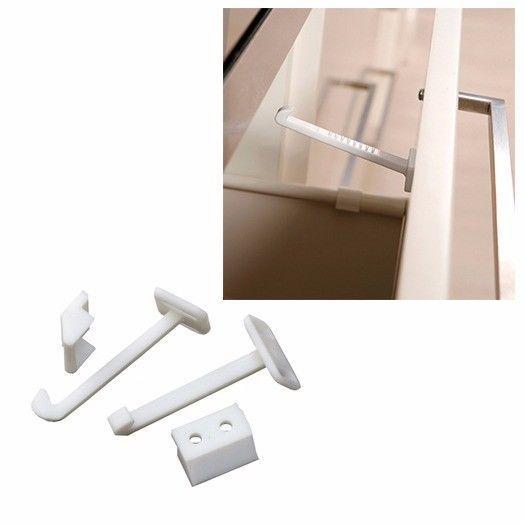 Child Safety Catches For Cupboards & Drawers, Pack of 3 03103 (Parcel Rate)