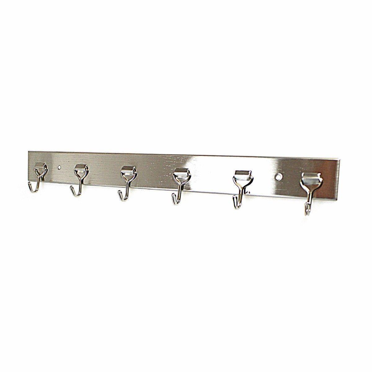 6 Rack Multi Hallway Hanger Coat Hooks 36cm 3252 A (Parcel Rate)