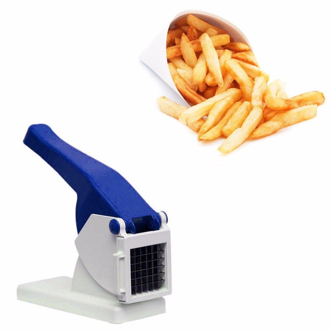 Plastic Potato Vegetable Chipper Cutter White 23 x 16 cm 0671 (Parcel Rate)