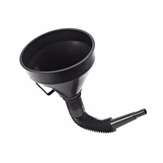 Black Plastic Oil Funnel 135ml Outdoors Car 5230 (Parcel Rate)