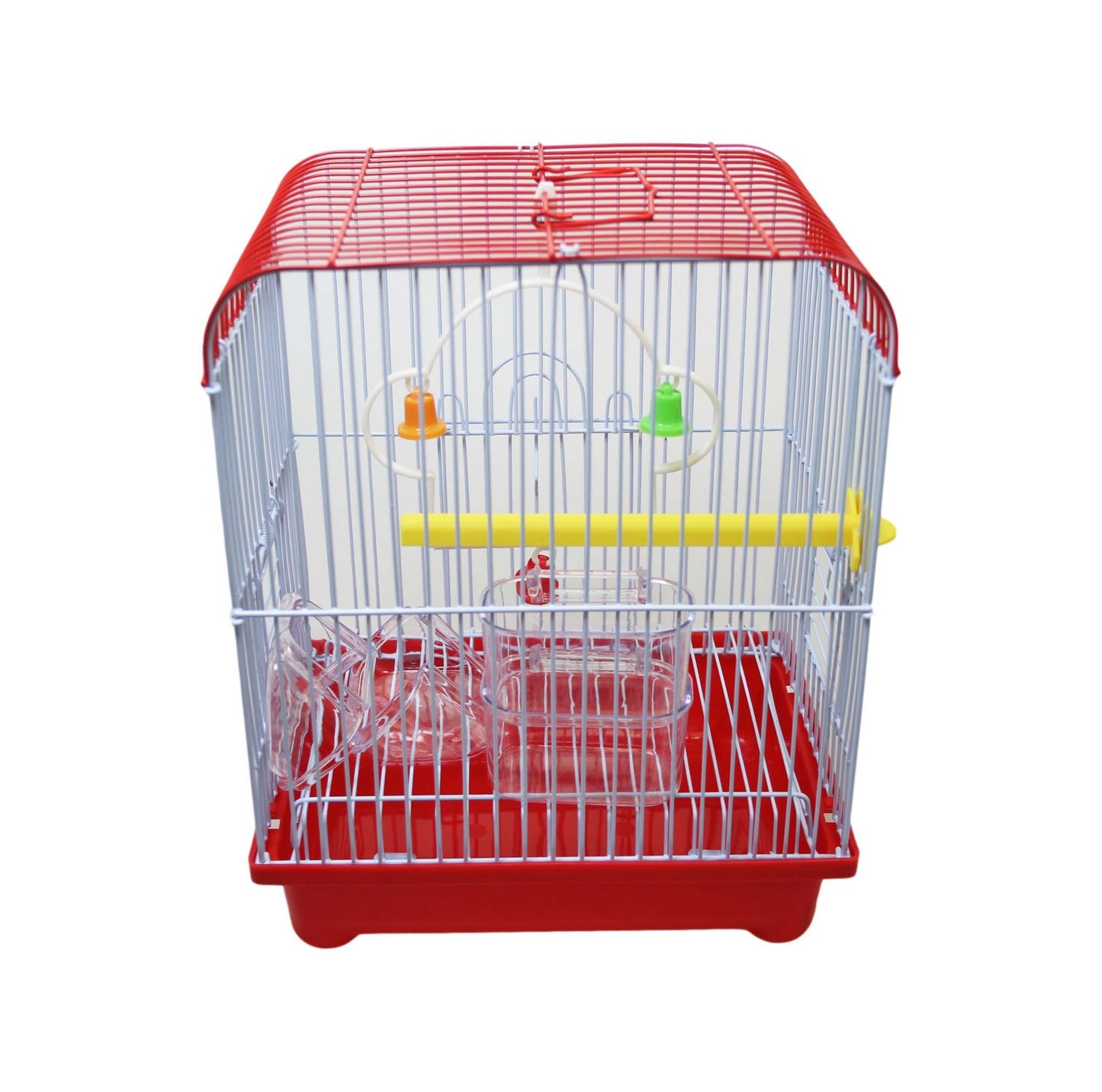 Metal Indoor Bird Cage 22 x 27 x 16 cm Assorted Colours 5427 A (Parcel Rate)