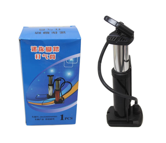 High Pressure Floor Standing Bike Pump Inflator Light Portable Hand Mini Pump 18cm 5714 (Parcel Rate)