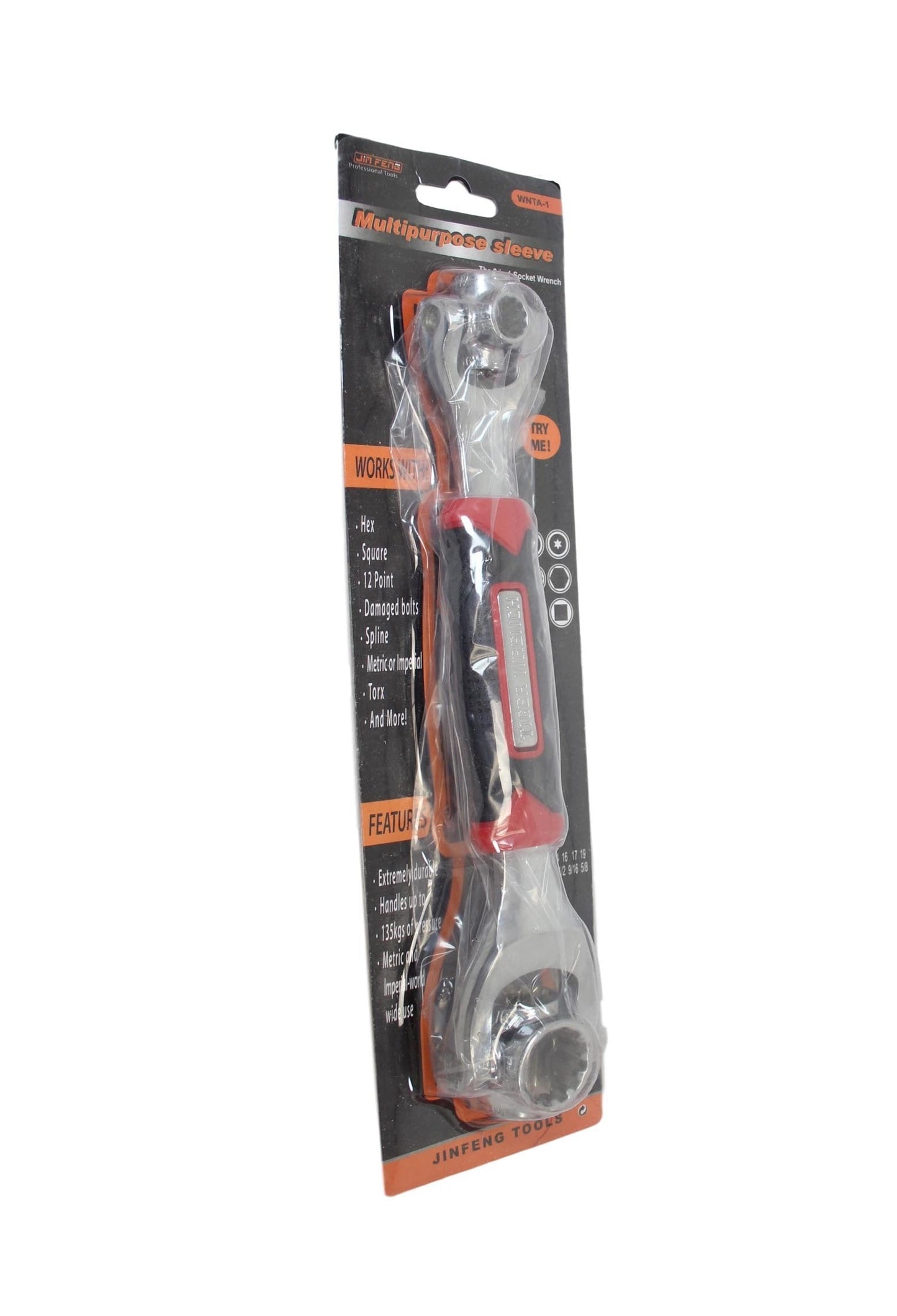 Multi Purpose Sleeve Hand Spanner Durable Holds Up To 135kg Pressure 25cm 5748 (Parcel Rate)