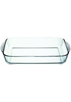 PB BORCAM Rectangular Glass Tray 3.85 Litre 40cm x 25cm x 6cm 59124 (Parcel Rate)