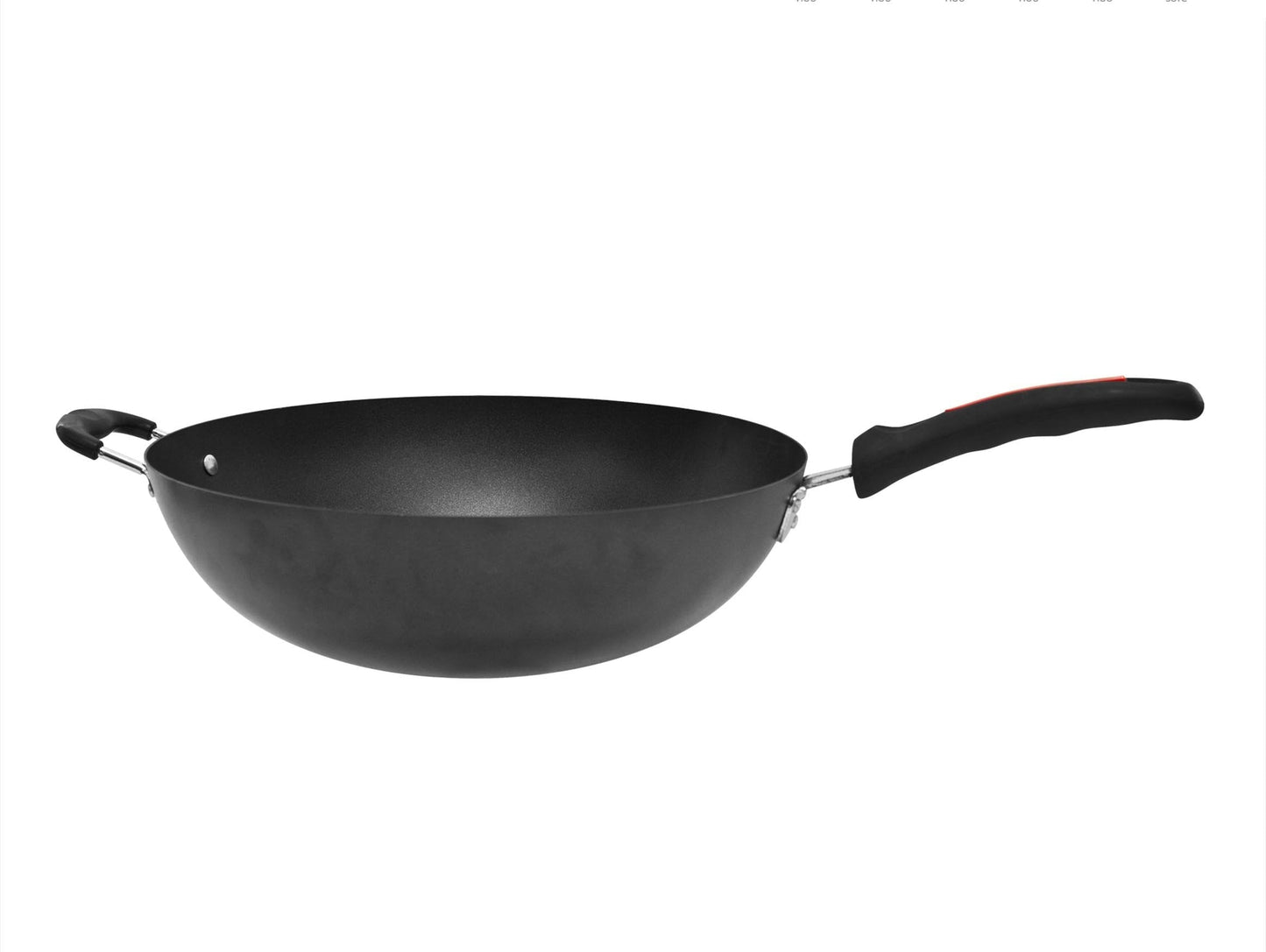 Carbon Steel Non Stick Wok Pan 34 cm 5947 (Parcel Rate)