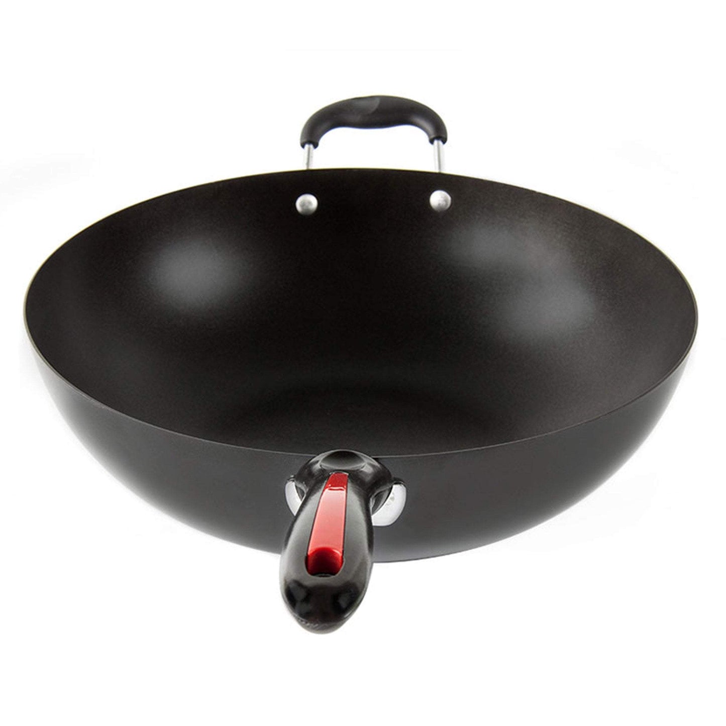 Carbon Steel Non Stick Wok Pan 34 cm 5947 (Parcel Rate)