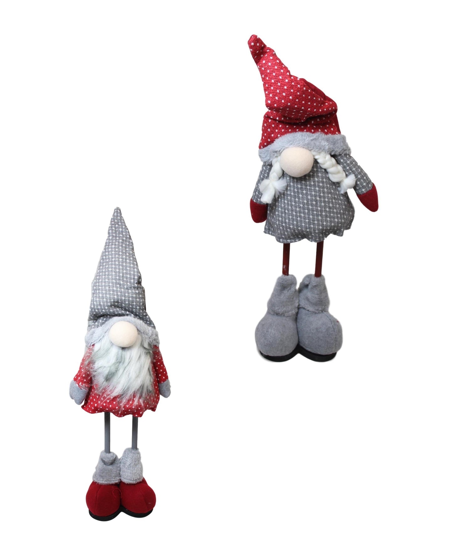 Christmas Festive Fireplace Decorative Gnome 50cm Assorted Designs 59654 (Parcel Rate)