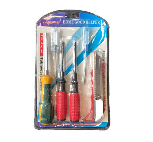 DIY Hardware Outdoor Building Tools Screwdrivers Set of 6 6552 (Parcel Rate)