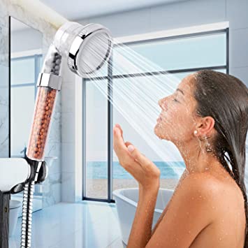 Shower Head Flow With Water Purify Beads Filter 1 Mode Only 6700 A (Parcel Rate)